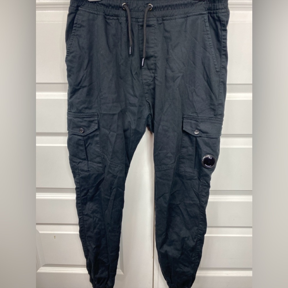 CP Company Chrome Cargo Pants Trousers Cargos Black 7003 Large LG